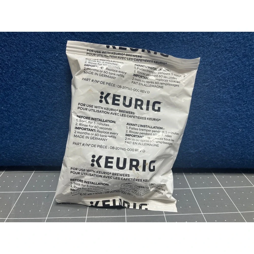 Keurig 2.0 Top Needle Brewer Maintenance 6 Water Filters 1 Blue Filter Pod